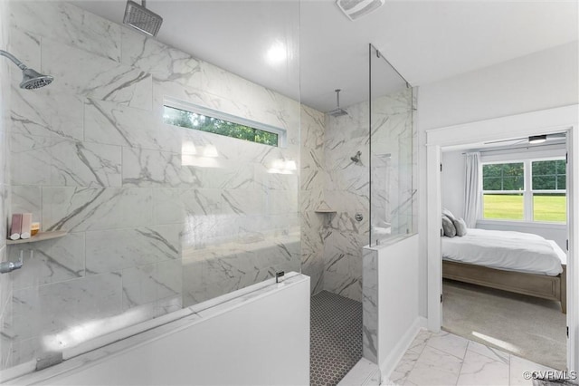 3616 Bonnies Way, Powhatan, VA 23139 - ensuite bathroom with marble finish flooring and a marble finish shower