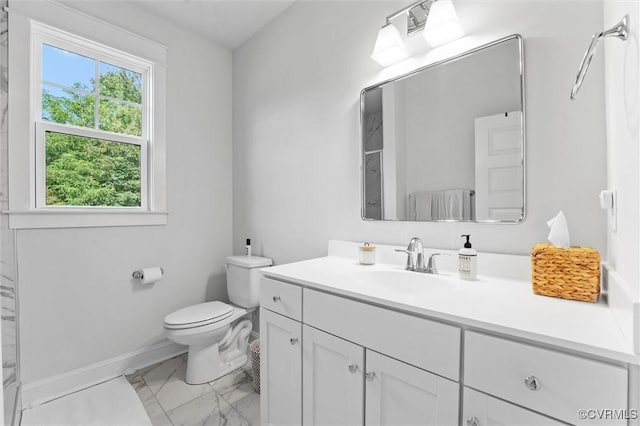 3616 Bonnies Way, Powhatan, VA 23139 - bathroom with vanity and marble finish floors