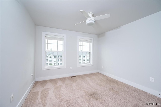 4357 Saunders Station Loop Unit B, Henrico, VA 23233 - carpeted spare room featuring baseboards and ceiling fan