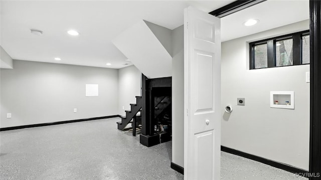 1323 Avondale Ave, Richmond, VA 23227 - exercise area featuring recessed lighting