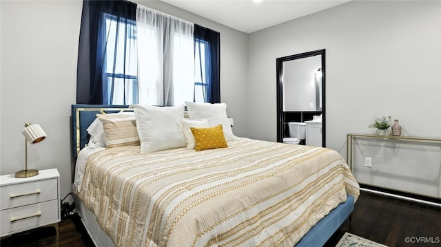 1323 Avondale Ave, Richmond, VA 23227 - bedroom featuring dark wood-style flooring