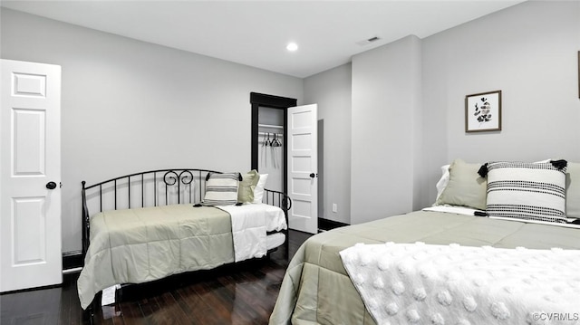 1323 Avondale Ave, Richmond, VA 23227 - bedroom featuring wood finished floors and recessed lighting