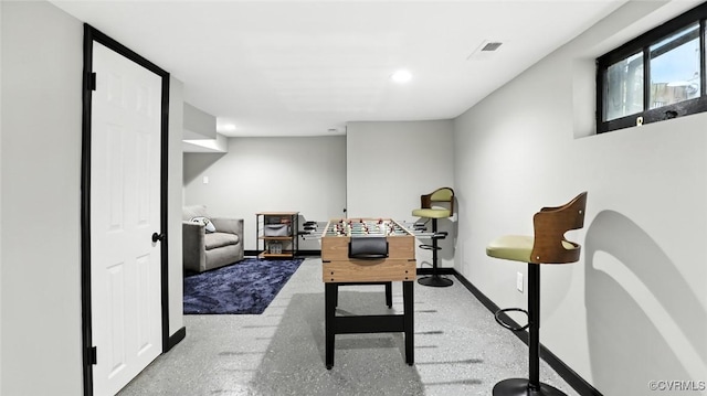 1323 Avondale Ave, Richmond, VA 23227 - office area with baseboards and recessed lighting