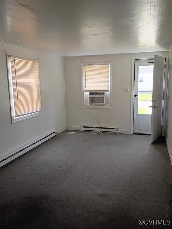 32 Seaboard St, Petersburg, VA 23803 - carpeted spare room with a baseboard radiator and cooling unit