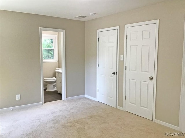 5206 Hallmark Dr, Chesterfield, VA 23234 - unfurnished bedroom with carpet floors and ensuite bath