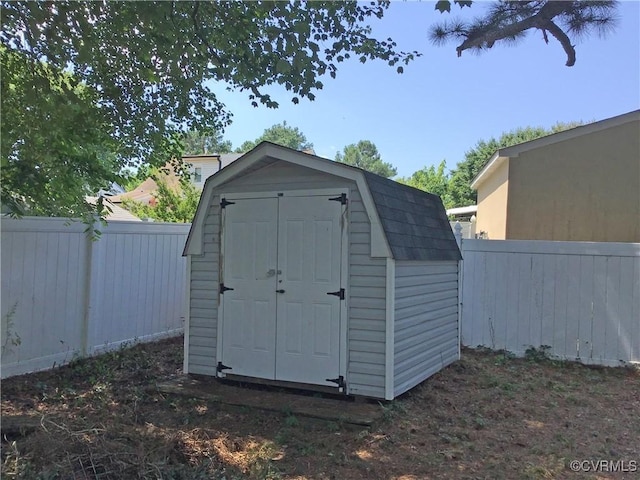 5206 Hallmark Dr, Chesterfield, VA 23234 - view of shed featuring a fenced backyard