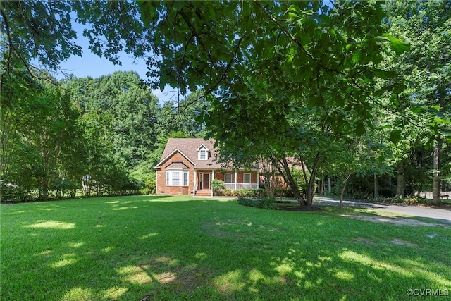 6768 Poplar Woods Ct, Quinton, VA 23141 - view of front of property with a front lawn and brick siding