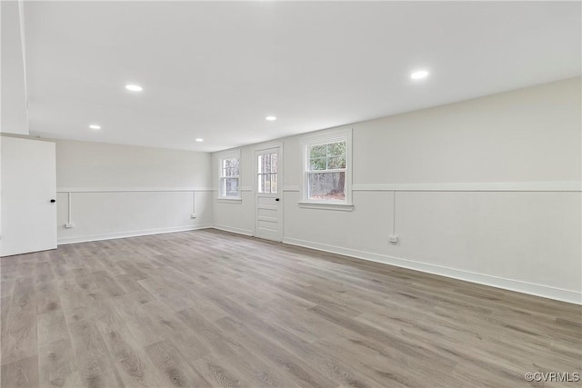 4029 Old Buckingham Rd, Powhatan, VA 23139 - unfurnished room featuring wood finished floors and recessed lighting