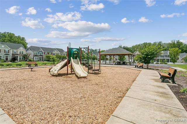 4217 Pillar, Williamsburg, VA 23188 - community playground with a gazebo and a residential view