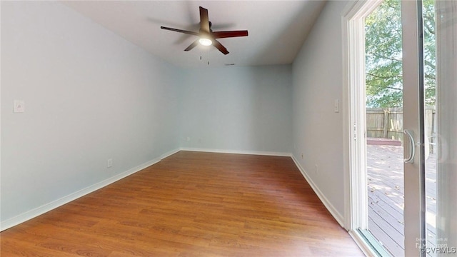 7816 Camolin Ct, Henrico, VA 23228 - unfurnished room featuring ceiling fan and light wood-style flooring