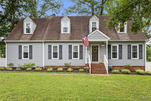 5307 Dermotte Ln, North Chesterfield, VA 23237 - cape cod home with a front lawn