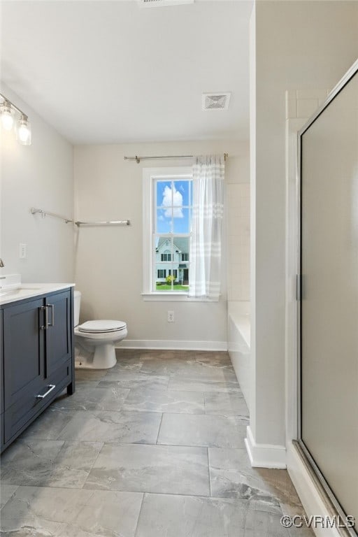 11219 Mill Place Ter, Glen Allen, VA 23060 - bathroom featuring vanity and a shower with door
