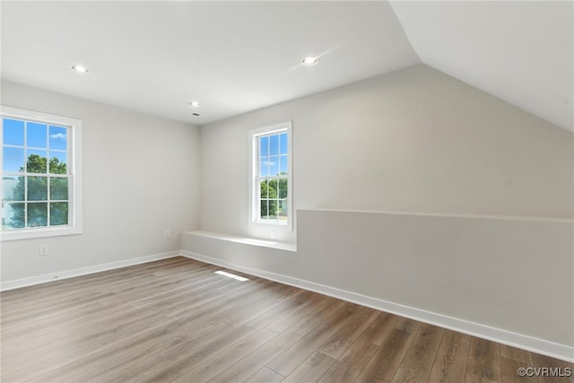 11219 Mill Place Ter, Glen Allen, VA 23060 - bonus room with plenty of natural light, wood finished floors, recessed lighting, and vaulted ceiling