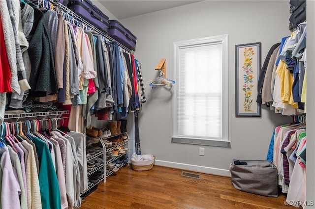 1638 Olde Links Dr, Powhatan, VA 23139 - walk in closet with wood finished floors