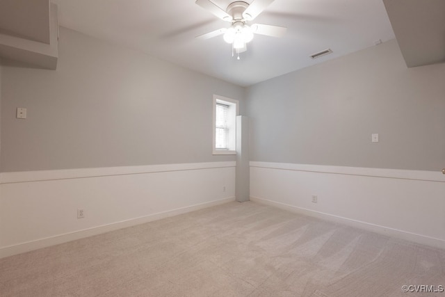 10801 Cherry Hill Dr, Glen Allen, VA 23059 - unfurnished room with ceiling fan and light colored carpet