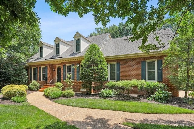 2019 Hornes Lake Rd, Williamsburg, VA 23185 - cape cod-style house featuring brick siding and roof with shingles