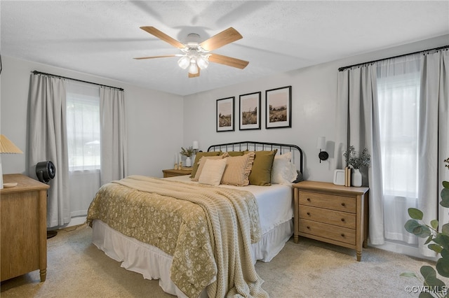 453 Manquin Dr, King William, VA 23009 - bedroom with light carpet and a ceiling fan