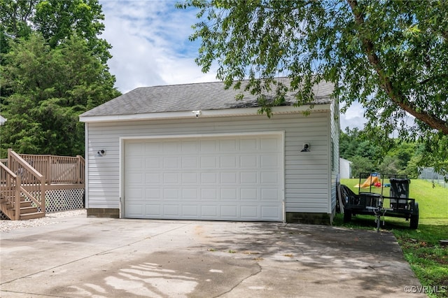 453 Manquin Dr, King William, VA 23009 - view of detached garage