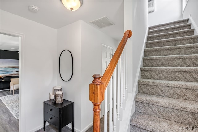 4107 Forest Vine Pl, Chesterfield, VA 23834 - staircase featuring wood finished floors and baseboards