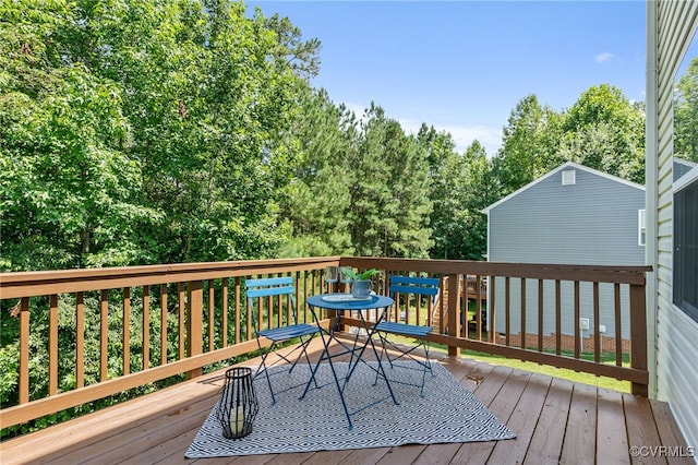 4107 Forest Vine Pl, Chesterfield, VA 23834 - view of wooden deck