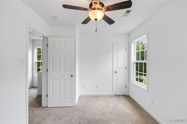4107 Forest Vine Pl, Chesterfield, VA 23834 - unfurnished bedroom with carpet and a ceiling fan