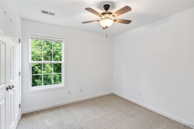 4107 Forest Vine Pl, Chesterfield, VA 23834 - spare room featuring light colored carpet and a ceiling fan