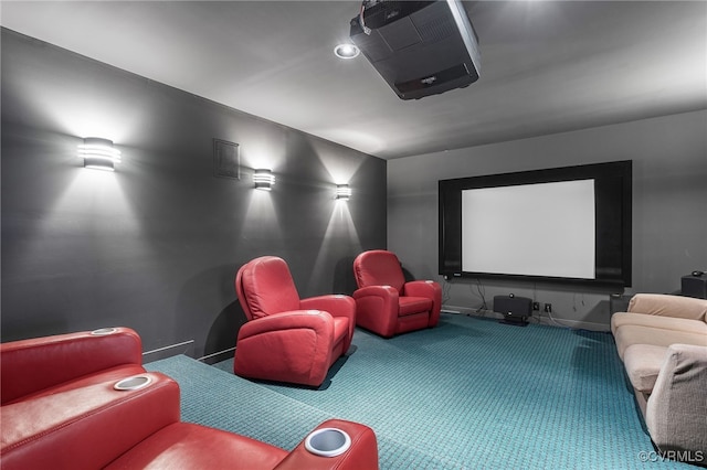 10598 Lambeth Rd, Glen Allen, VA 23060 - carpeted cinema room featuring baseboards