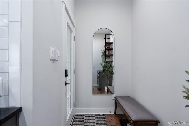 2114 N Ave, Richmond, VA 23222 - hall featuring wood finished floors and baseboards