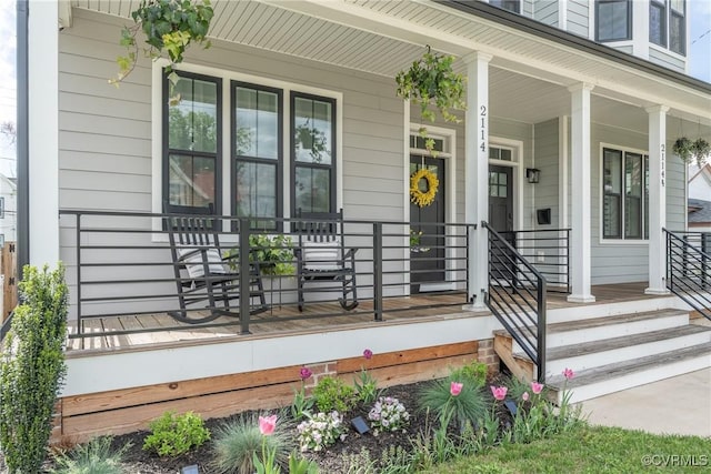 2114 N Ave, Richmond, VA 23222 - view of exterior entry with a porch