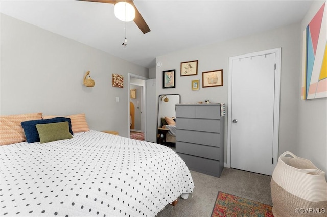 520 Monte Verde Rd, Center Cross, VA 22437 - carpeted bedroom with ceiling fan