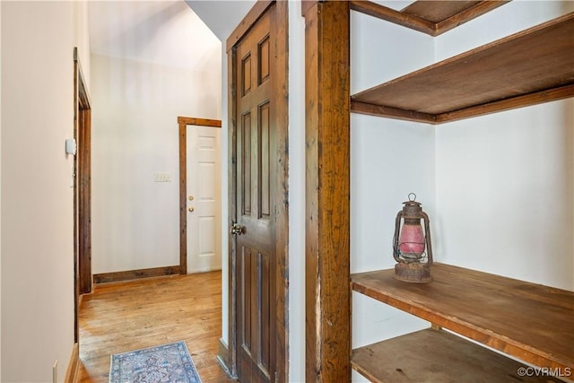 3180 Judes Ferry Rd, Powhatan, VA 23139 - hallway with wood finished floors and baseboards