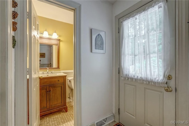 10903 Gayton Rd, Henrico, VA 23238 - entryway with baseboards and light floors