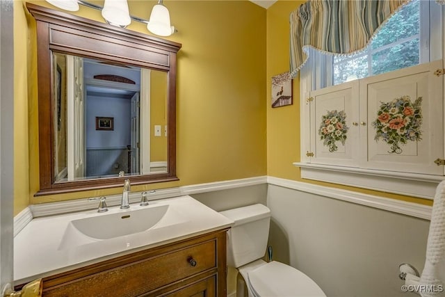 10903 Gayton Rd, Henrico, VA 23238 - half bathroom with toilet and vanity