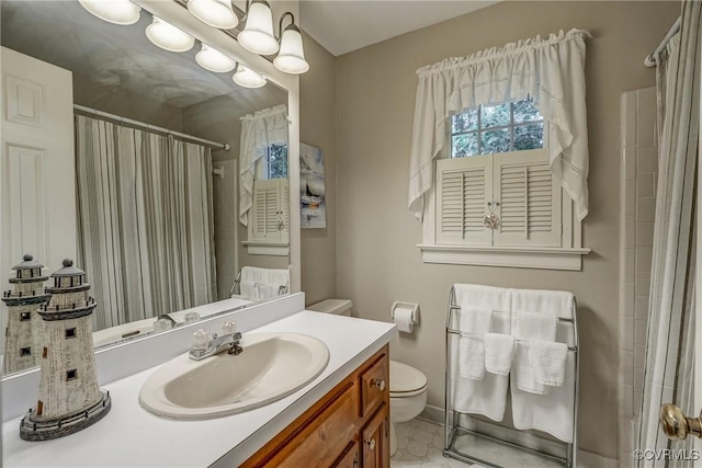 10903 Gayton Rd, Henrico, VA 23238 - bathroom with vanity and curtained shower