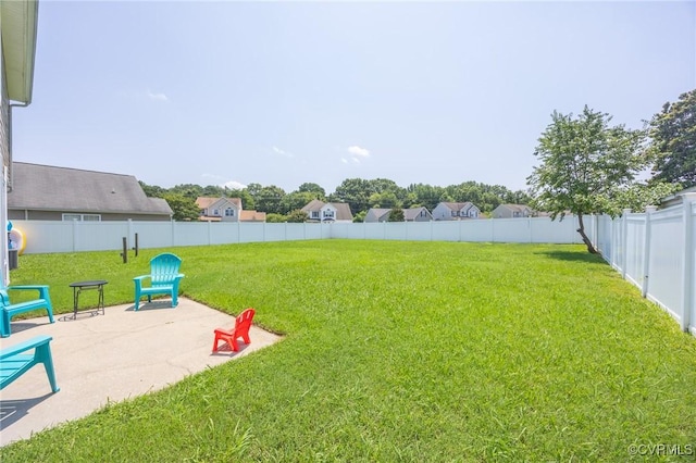 3706 Paul Karnes Dr, Hopewell, VA 23860 - fenced backyard featuring a patio area