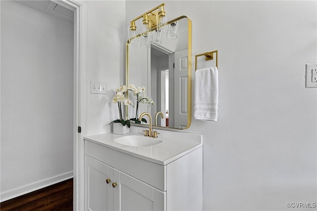 1908 Windsordale Dr, Henrico, VA 23229 - bathroom featuring vanity and wood finished floors
