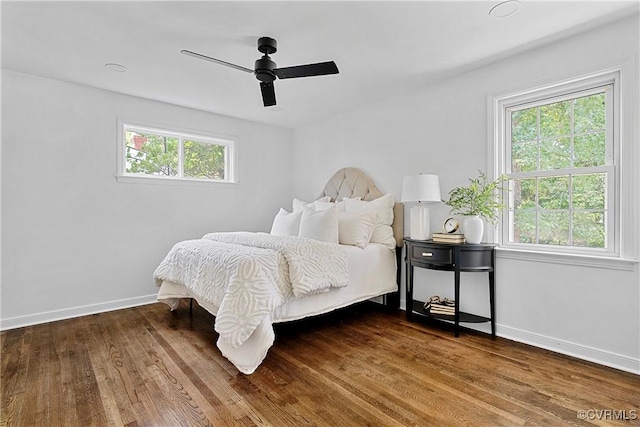1908 Windsordale Dr, Henrico, VA 23229 - bedroom with wood finished floors and ceiling fan