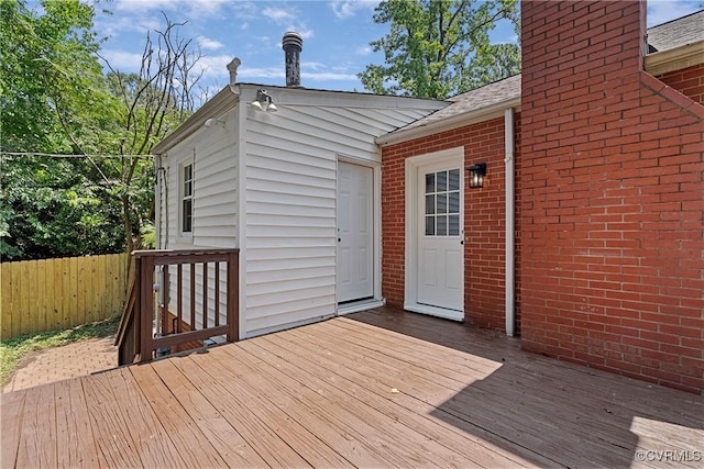1908 Windsordale Dr, Henrico, VA 23229 - view of wooden deck