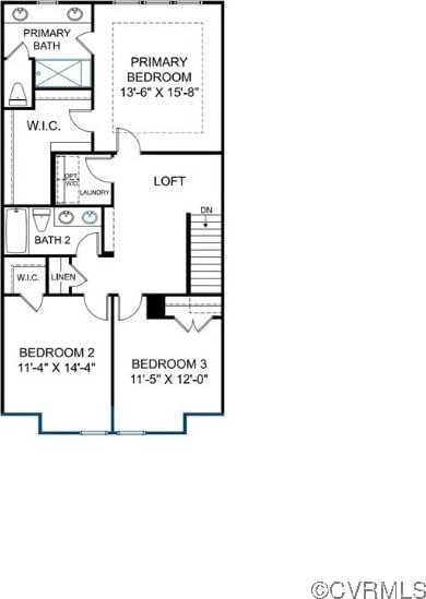 18728 Palisades Cove Trl, Moseley, VA 23120 - view of property floor plan