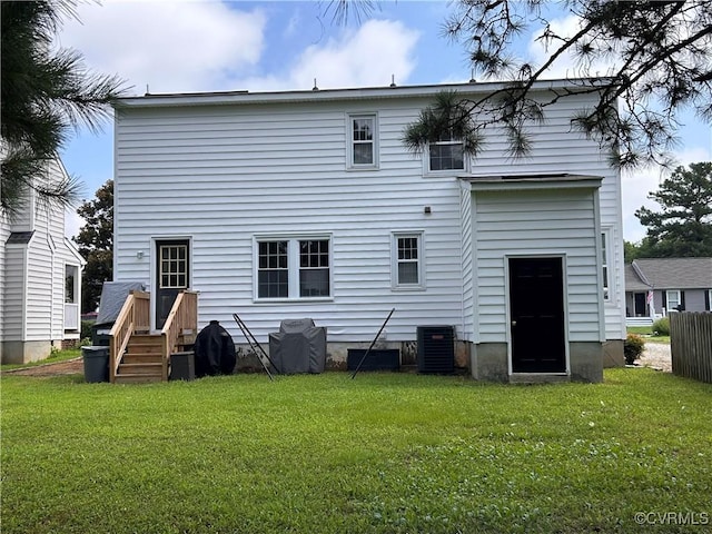 6033 Ironworks Ct, Mechanicsville, VA 23111 - rear view of property with a yard