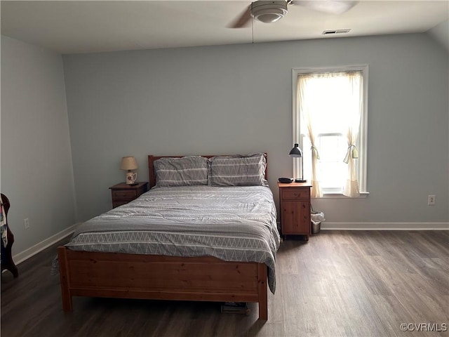 6033 Ironworks Ct, Mechanicsville, VA 23111 - bedroom with wood finished floors and ceiling fan