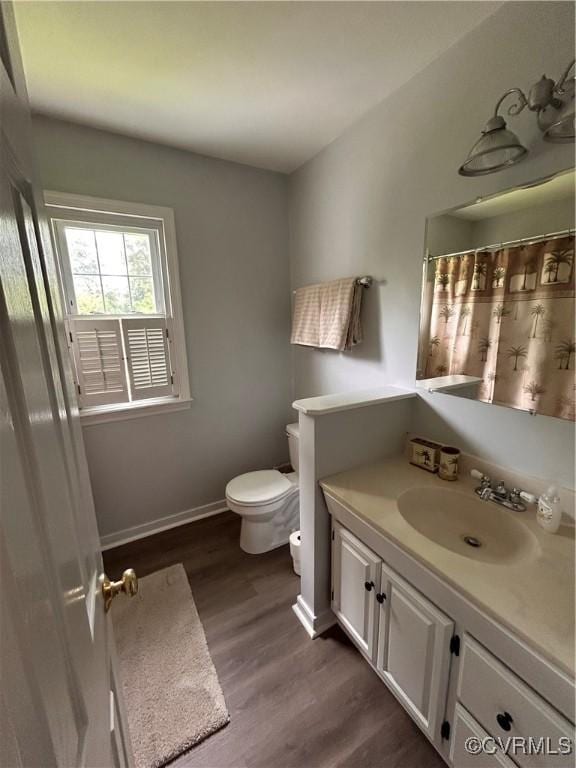 6033 Ironworks Ct, Mechanicsville, VA 23111 - full bathroom featuring vanity, wood finished floors, and a shower with shower curtain