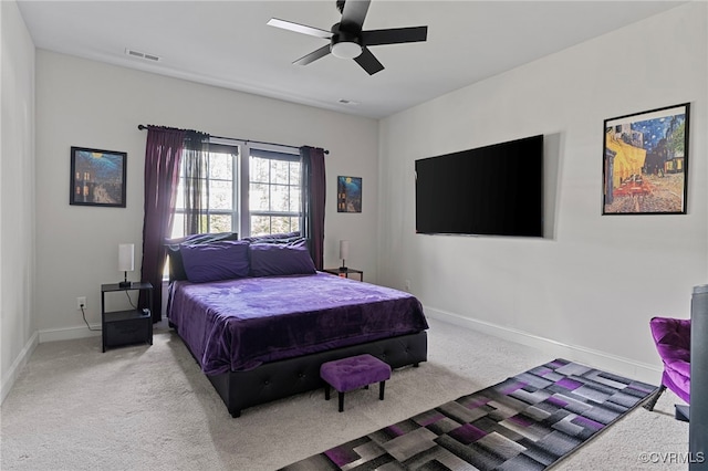 7001 Leire Ln, Chesterfield, VA 23832 - carpeted bedroom with baseboards and ceiling fan