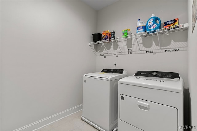 7001 Leire Ln, Chesterfield, VA 23832 - laundry area with washer and clothes dryer and baseboards