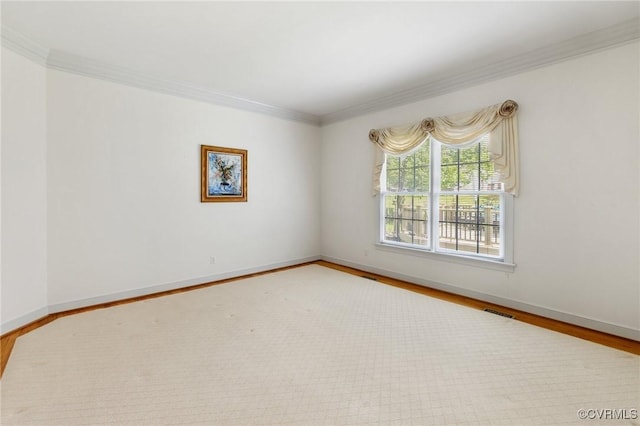 5908 Dominion Fairways Ct, Glen Allen, VA 23059 - empty room with wood finished floors and ornamental molding