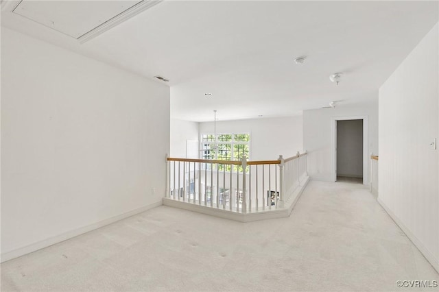 5908 Dominion Fairways Ct, Glen Allen, VA 23059 - carpeted spare room featuring attic access and baseboards
