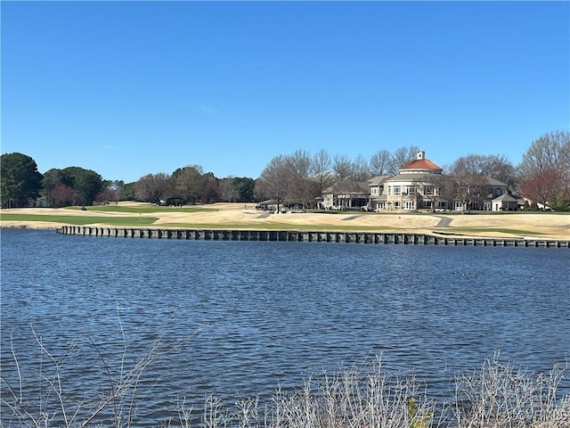 5908 Dominion Fairways Ct, Glen Allen, VA 23059 - water view with a local golf course