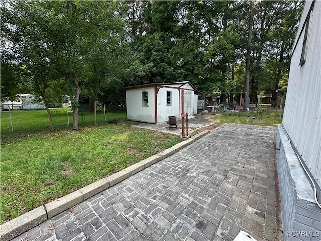 2305 Swift Bluff Dr, South Chesterfield, VA 23834 - view of shed featuring view of wooded area