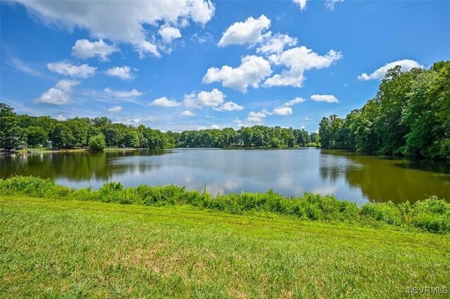 2131 Highland Dr, Powhatan, VA 23139 - water view with a heavily wooded area