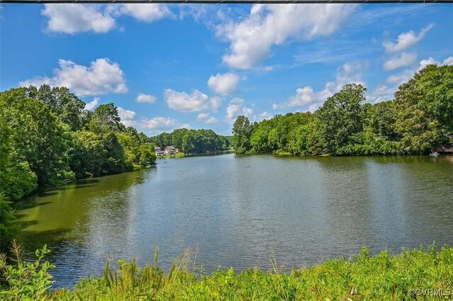 2131 Highland Dr, Powhatan, VA 23139 - water view featuring a forest